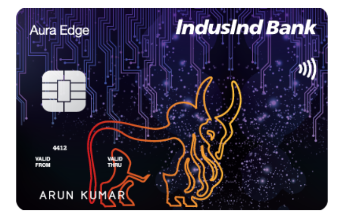 IndusInd Platinum aura Edge Card